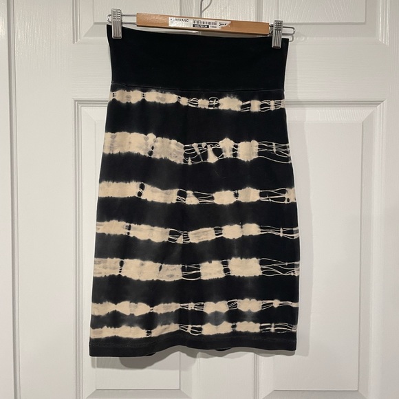 American Apparel Tie Dye High Waisted Tube Skirt Sz M - Picture 2 of 5